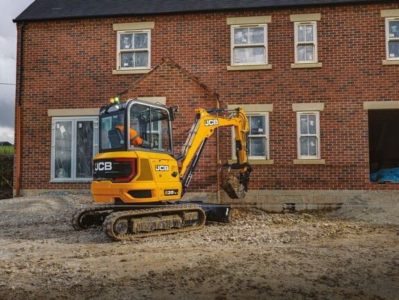 Аренда мини-экскаватора JCB 35Z-1