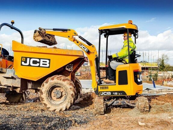 Аренда мини-экскаватора JCB 18Z-1