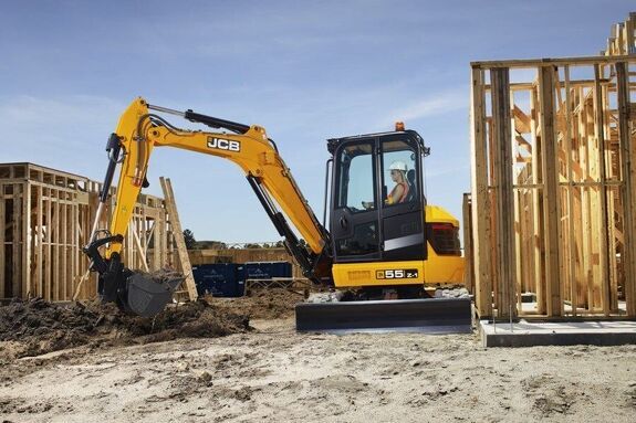 Аренда мини-экскаватора JCB 55Z-1