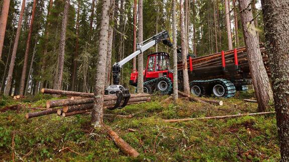 Аренда форвардера Komatsu 845