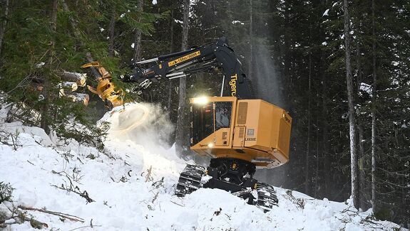 Аренда валочно-пакетирующей машины Tigercat LX830E