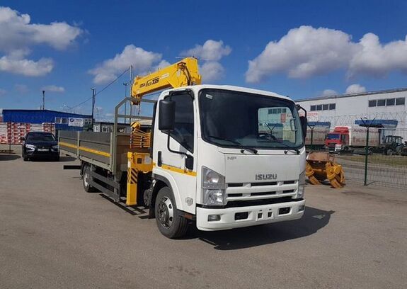 Аренда крано-манипуляторной установки Soosan SCS 335 на базе ISUZU NPR75LM