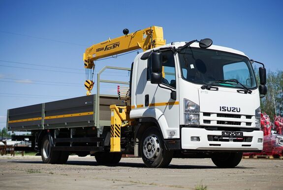 Аренда крано-манипуляторной установки Soosan SCS 514 на базе ISUZU Forward 12