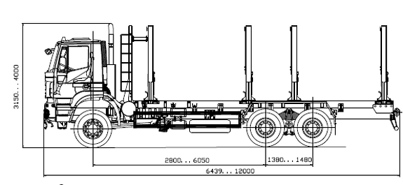 Габаритные размеры Iveco AMT 633920