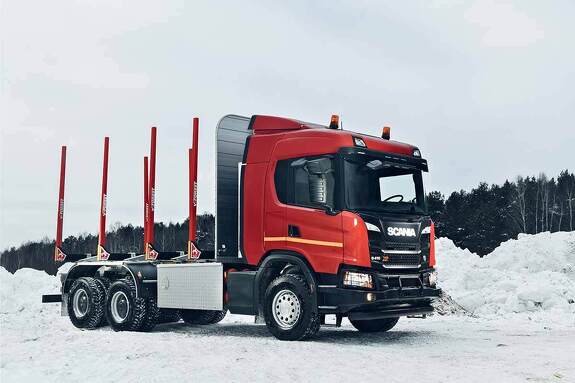 Аренда лесовоза Scania G410 B6x4HZ