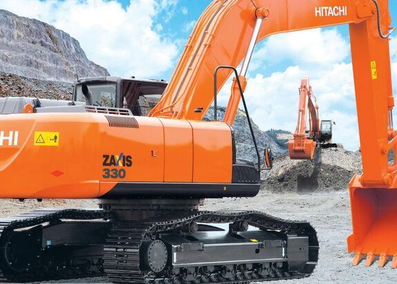 Аренда гусеничного экскаватора Hitachi ZX330 5G с грейфером