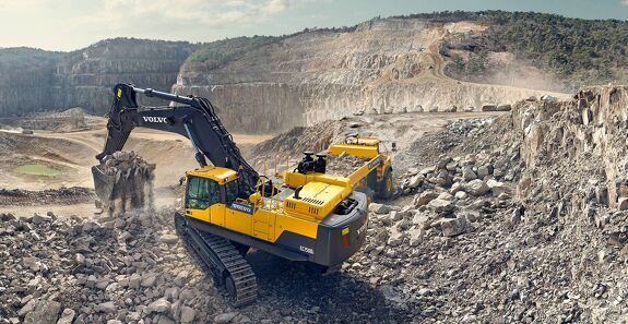 Аренда гусеничного экскаватора VOLVO EC750D