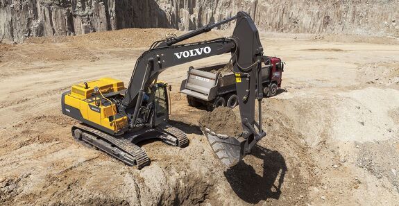 Аренда гусеничного экскаватора VOLVO  EC350D