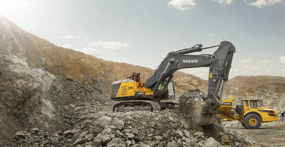 Аренда гусеничного экскаватора VOLVO EC950F