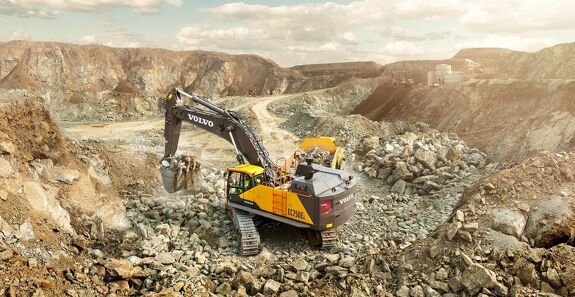 Аренда гусеничного экскаватора VOLVO EC750E