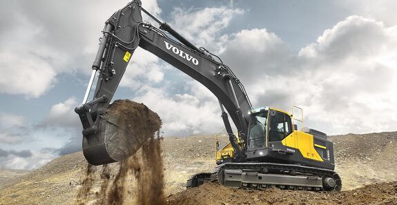 Аренда гусеничного экскаватора VOLVO EC480E