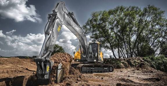 Аренда гусеничного экскаватора VOLVO EC220E