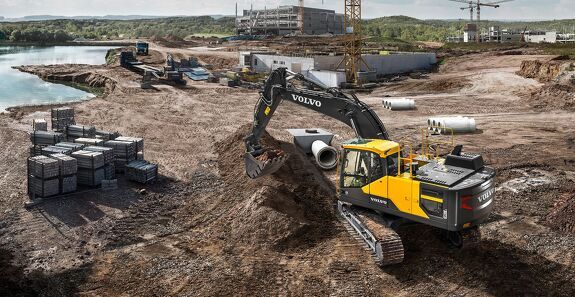 Аренда гусеничного экскаватора VOLVO EC220E