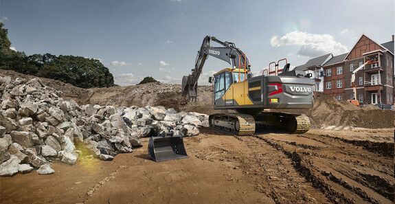 Аренда гусеничного экскаватора VOLVO EC200E