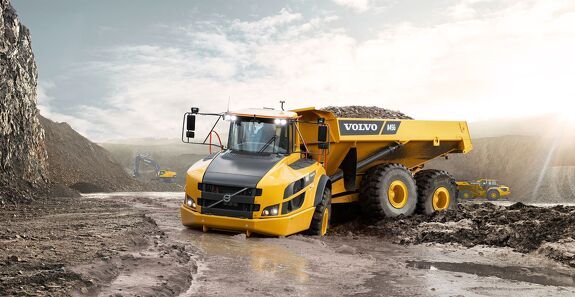 Аренда самосвала VOLVO A45G