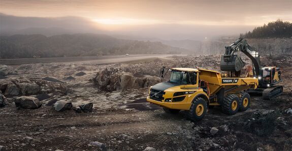 Аренда самосвала VOLVO A30G