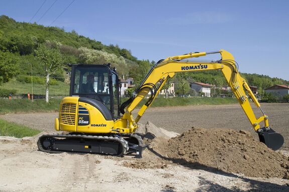 Аренда мини-экскаватора Komatsu PC45MR-5