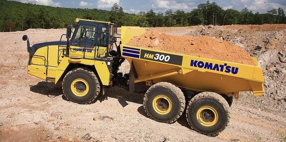 Аренда самосвала Komatsu HM300-5