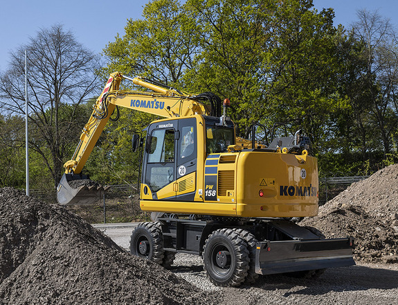 Аренда колесного экскаватора Komatsu PW158-11