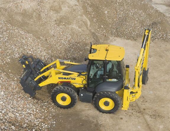 Аренда экскаватора погрузчика Komatsu WB93S-8