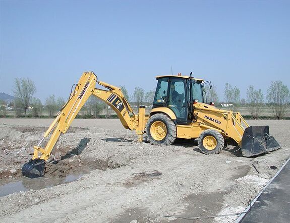 Аренда экскаватора погрузчика Komatsu WB97R-5