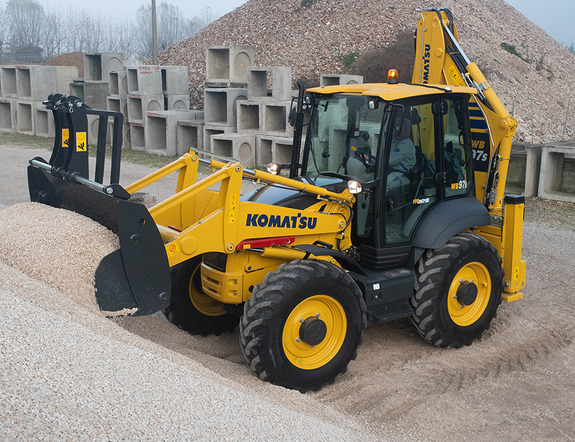 Аренда экскаватора погрузчика Komatsu WB97S-8