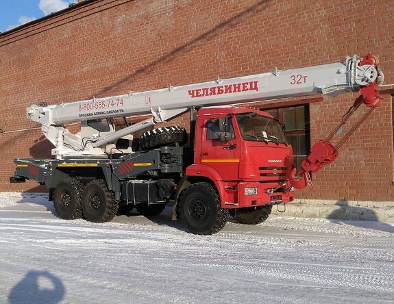 Автомобильный кран Челябинец КС-55733 КАМАЗ-43118 32 т